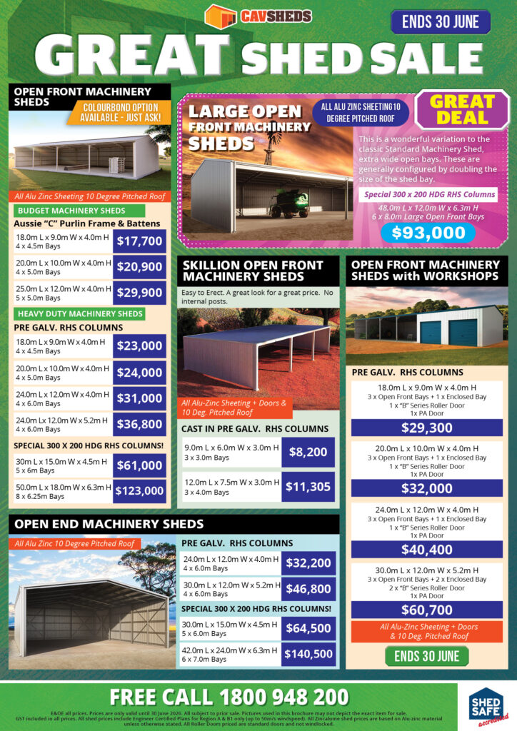 CavSheds_June2026_GREAT SHED SALE_WEB3