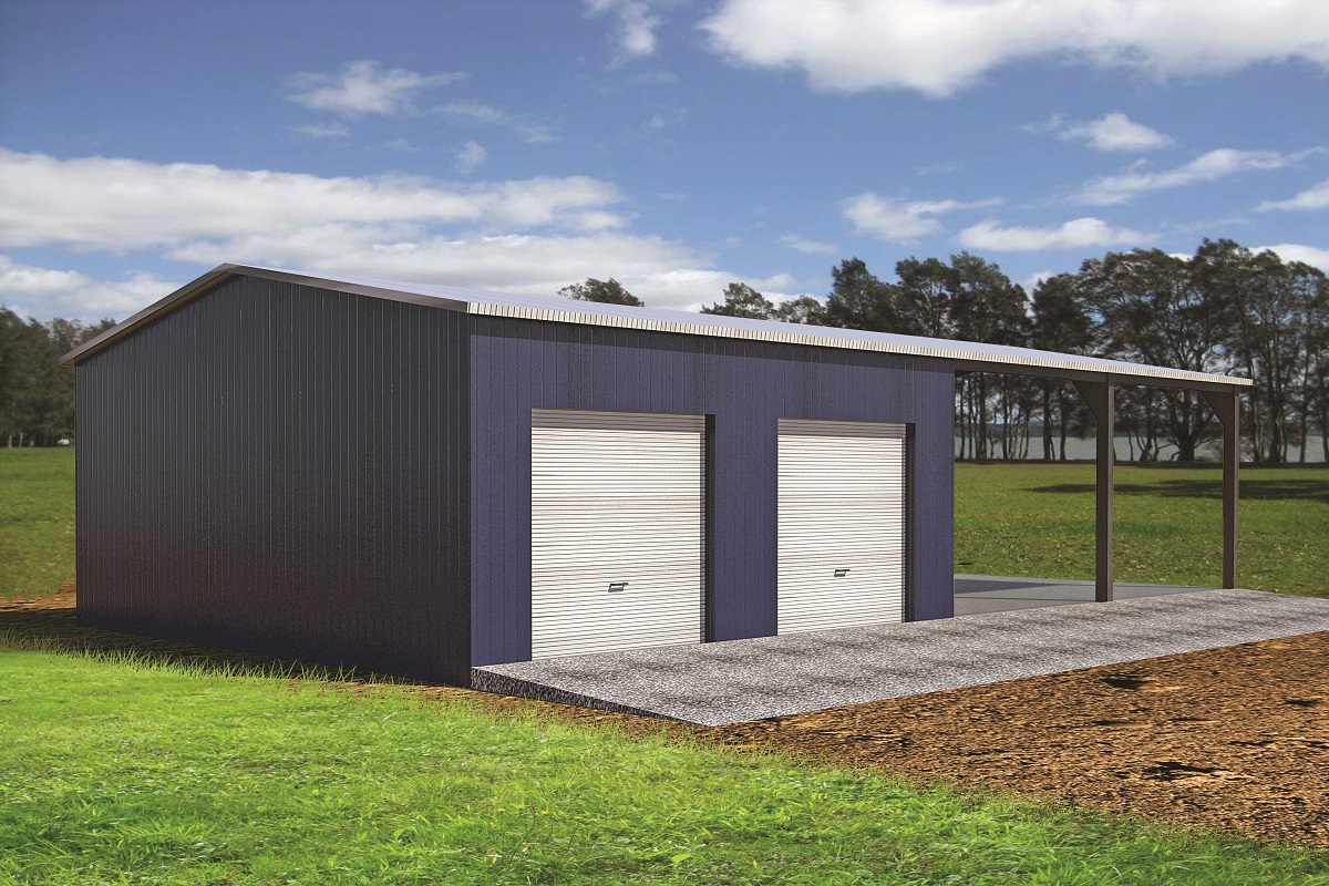 Garage with Garaport1 Gable CB 2