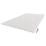 Polycarbonate Sheets PolySheet_Corrugated_Opal